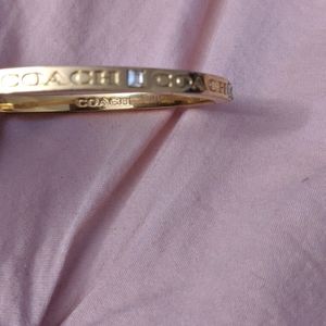 Gold coach bracelet